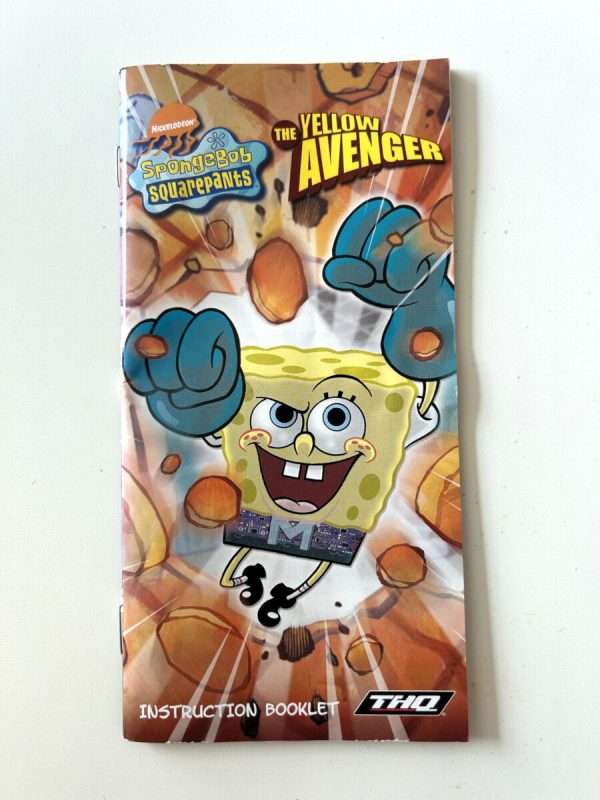 Spongebob Squarepants - The Yellow Avenger (PSP-manual)
