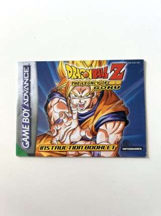 Dragonball Z The Legacy of Goku (GB Advance Manual) #173