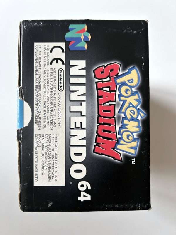 Pokemon Stadium(N64 i original emballage) #394 - mangler papinlay - Billede 6