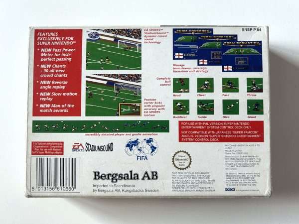 Fifa International Soccer (SNES i original emballage) #211 - Billede 8