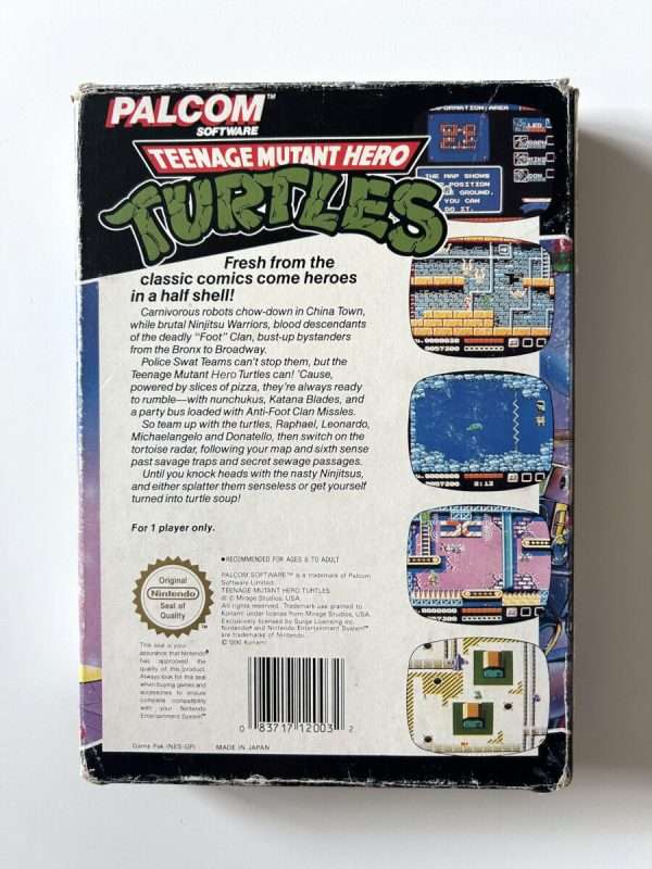 Teenage Mutant Hero Turtles (NES i original emballage) #118 - Billede 3
