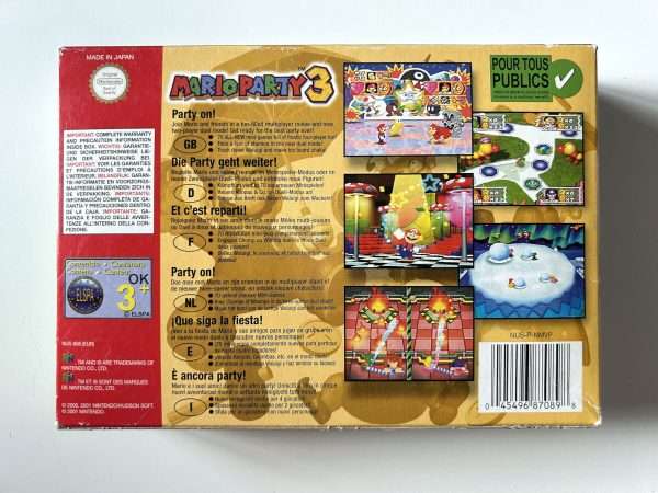 Mario Party 3 (N64 i original emballage) #393 - Billede 8