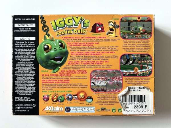 Iggys Recking Balls (N64 i original emballage) #399 - Billede 8