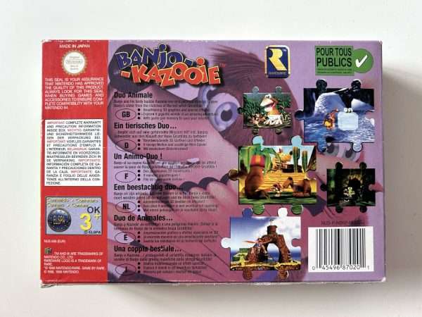 Banjo - Kazooie (N64 i original emballage) #397 - Billede 10