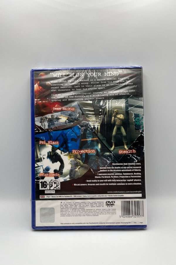Second Sight(PS2) - Sealed - Billede 2