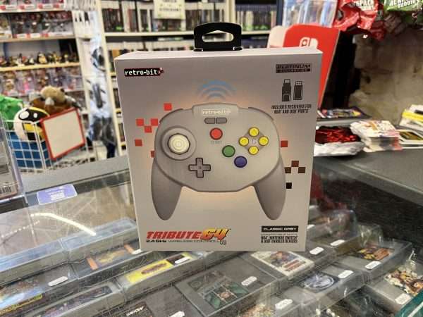 Retro-bit Wireless Nintendo 64 controller(Switch/N64/PC)(Brugt)