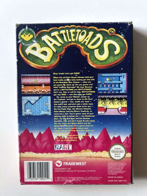 BattleToads (NES i original emballage) #122 - Billede 9