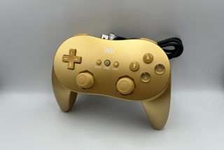 Wii Pro Controller: Gold fra 007 Goldeneye