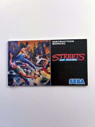 Streets of Rage (Sega Mega Drive-manual) #57