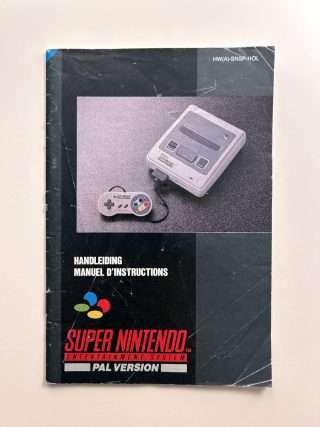 Super Nintende Manual (Hollandsk/Fransk sprog)(SNES Manual) #151