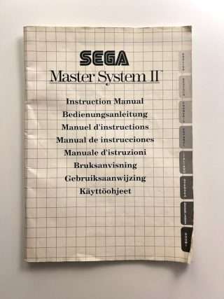 Sega Master System II - Instruction Manual (Sega Master-manualer) #26