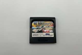 Out Run Europa(Game Gear løse spil)