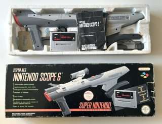 Super Nes Nintendo Scope 6(SNES i original emballage) - ikke testet