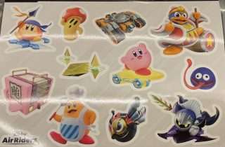 Kirby Air Riders Klistermærker - LÆS BESKRIVELSE