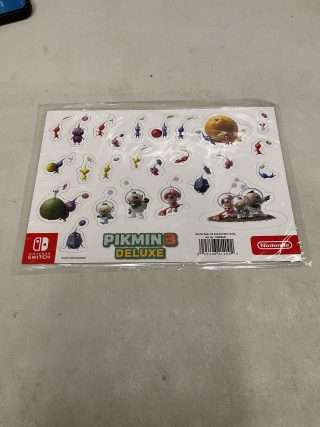 Pikmin 3 Deluxe Klistermærker - LÆS BESKRIVELSE