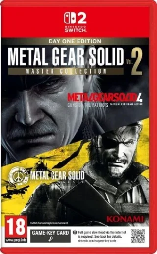 (Forudbestilling)Metal Gear Solid Master Collection Vol 2(Game Key Card)(Switch 2 Ny)