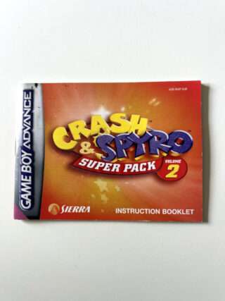 Crash & Spyro Super Pack 2 (GB Advance Manual) #184