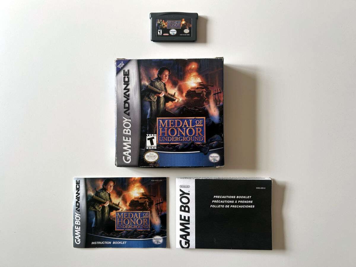 Medal of Honor Underground (GB Advance: Spil i original emballage) #399