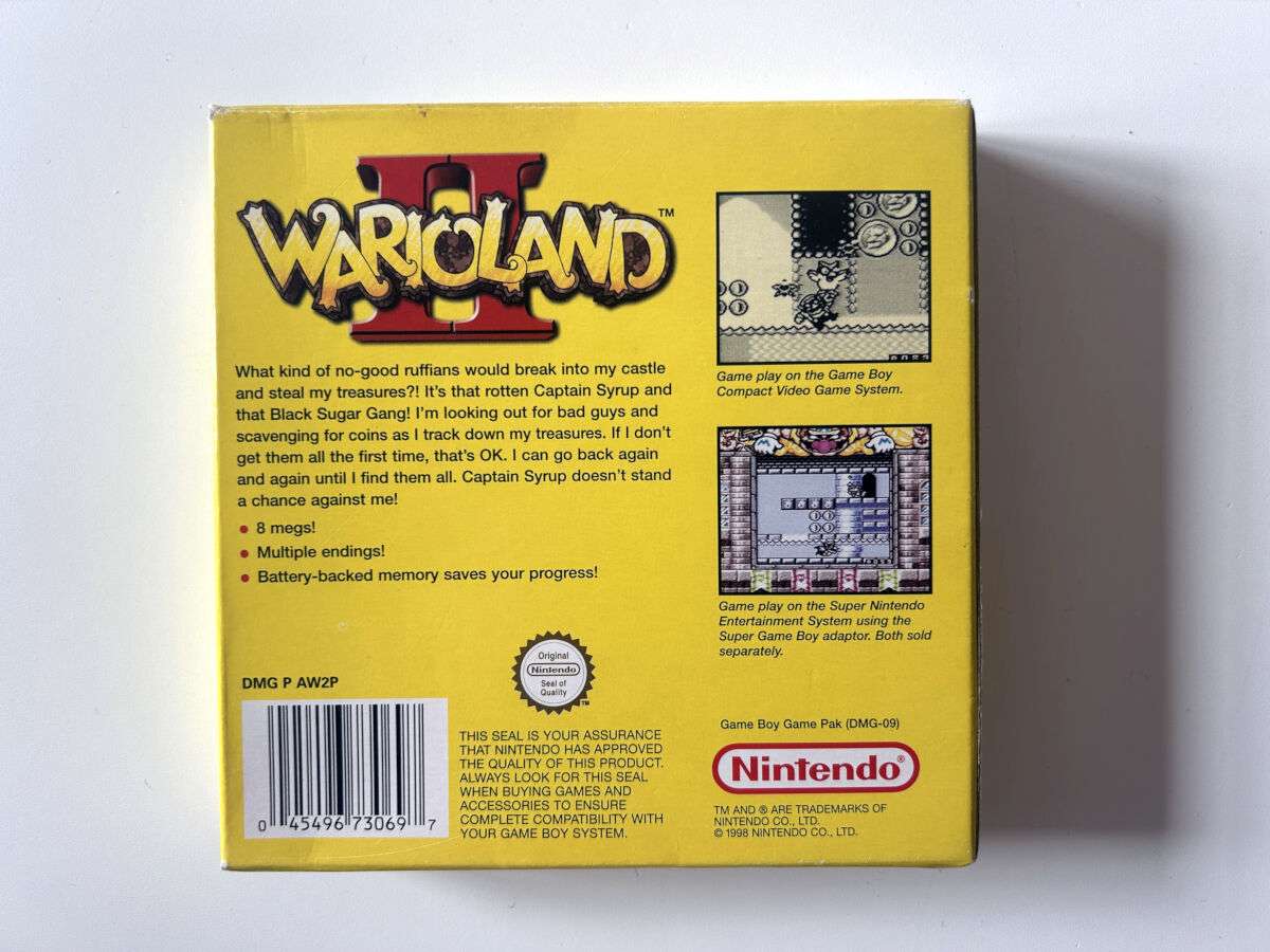 Warioland II (Gameboy Classic i original emballage) #104 - Billede 7