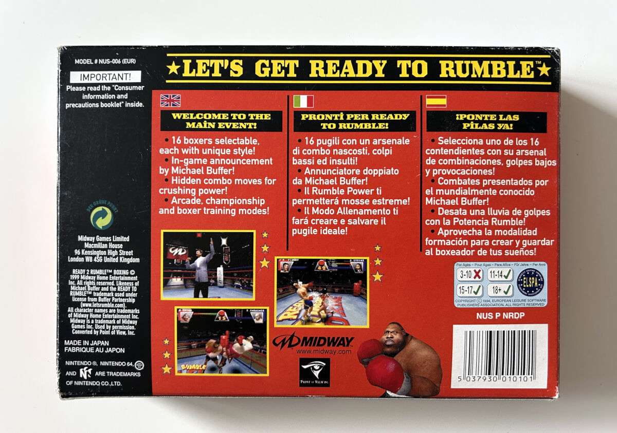 Ready 2 Rumble Boxing (N64 i original emballage) #415 - Billede 10