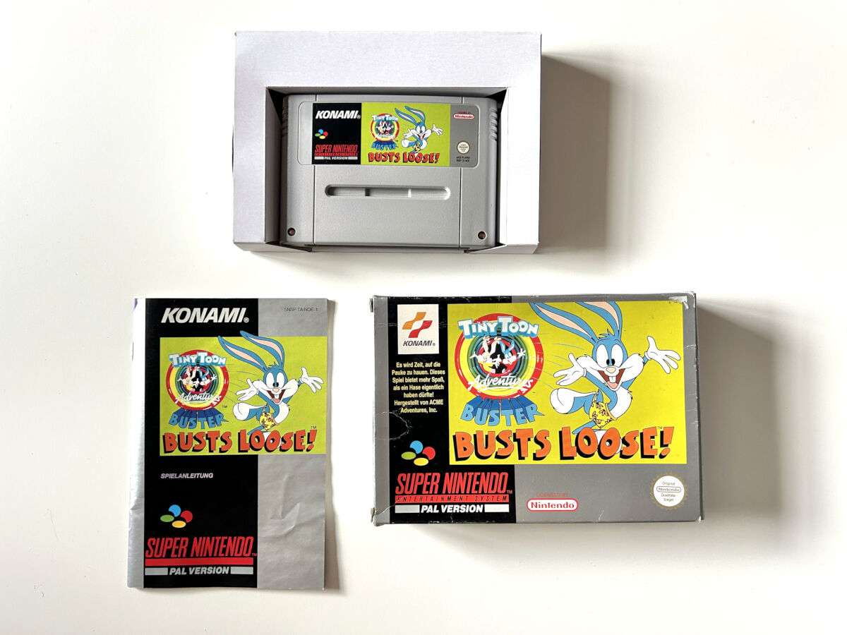 Tiny Toon Adventures Buster Busts Loose! (SNES i original emballage) #241