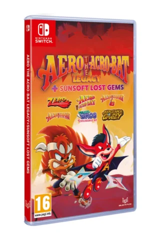 (Forudbestilling)Aero The Acro-Bat Legacy + Sunsoft Lost Gems(Switch: Nyt)