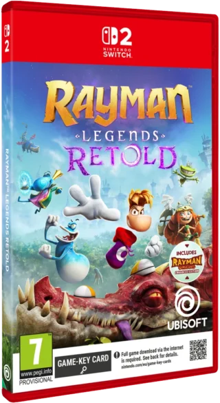 (Forudbestilling)Rayman Legends Retold(Game Key Card)(Switch 2 Ny)