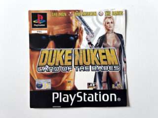 Duke Nukem Land of the Babes - Kun frontgrafik (PS1-manual) #225