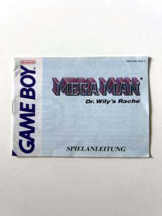 Mega Man Dr. Willys Rache - Tysk Manual (GB Classic Manual) #225