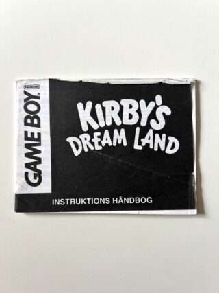 Kirbys Dream Land Original instruktions manual på Dansk (GB Classic Manual) #234