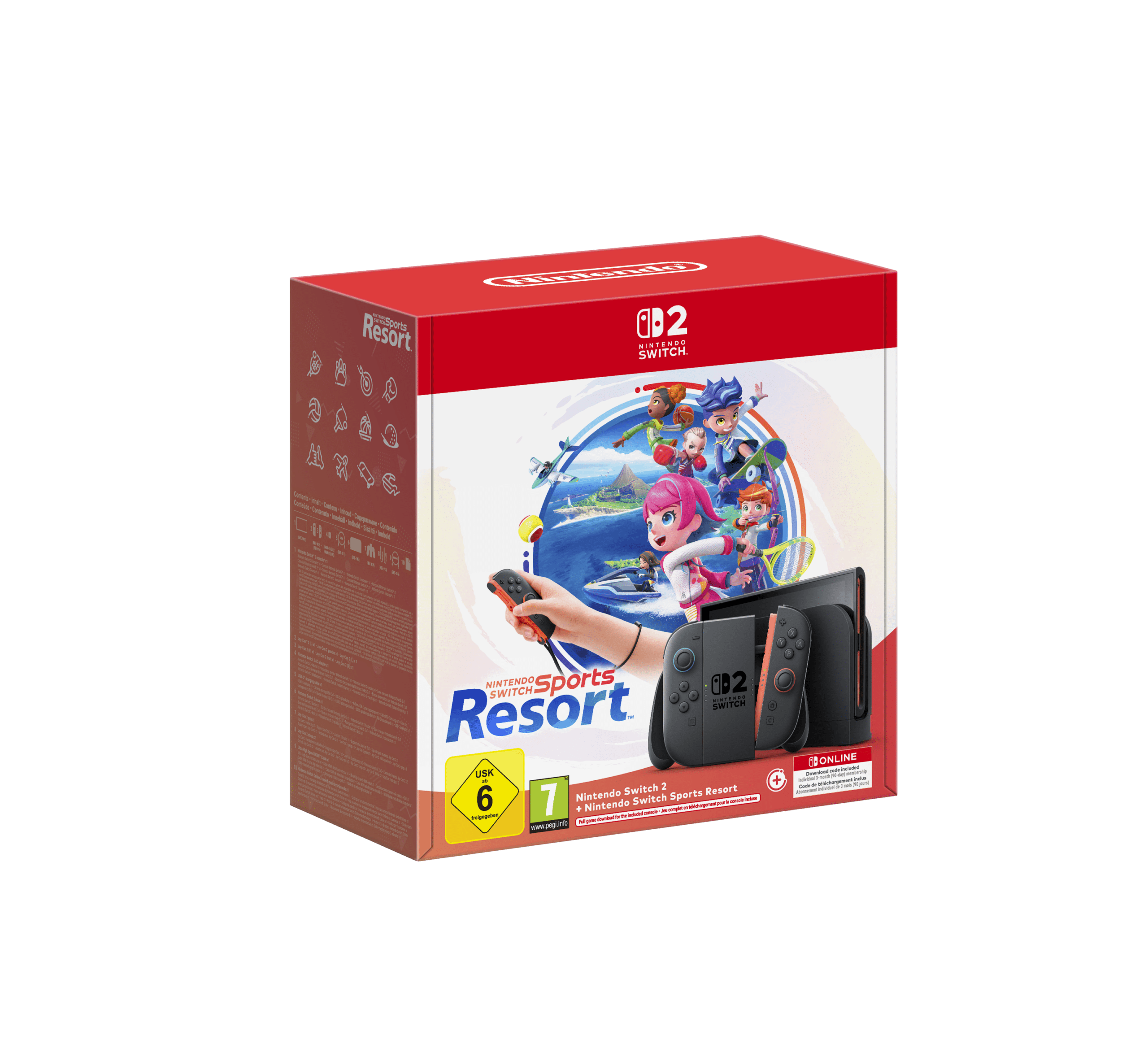 (Forudbestilling)Switch 2 + Sports Resort-bundle(konsol)(Switch 2 Ny)