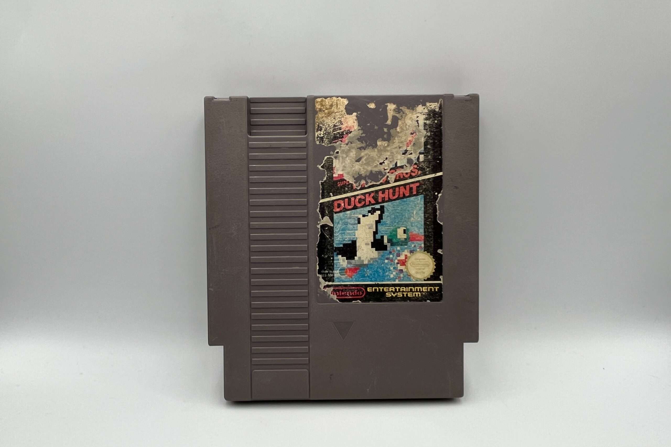 Super Mario Bros. & Duck Hunt(NES: Løse spil) - Grim label