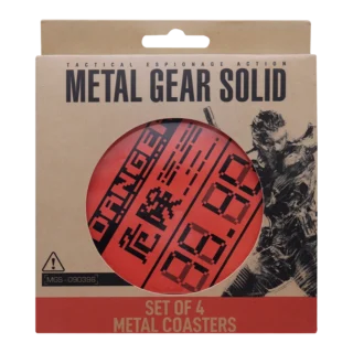 Metal Gear Solid - Metal coasters(Ny)