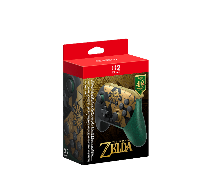 (Forudbestilling)Zelda: Ocarina of Time - Pro Controller(Switch 2 Ny)