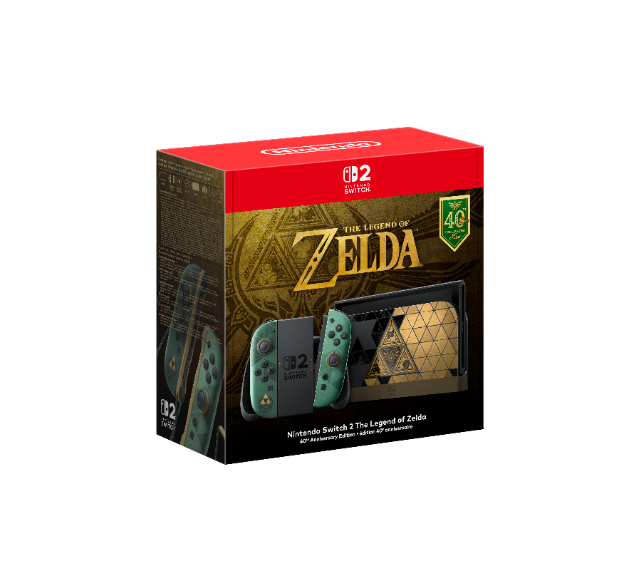 (Forudbestilling)Switch 2 + Zelda: Ocarina of Time-bundle(konsol)(Switch 2 Ny)