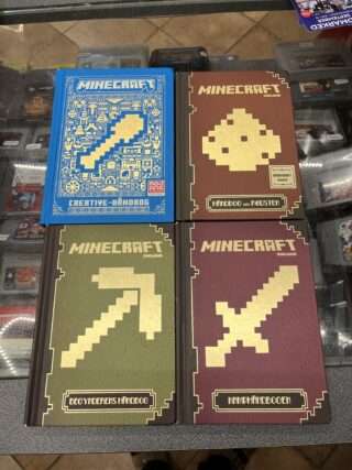 4 x Minecraft-guides(Brugt bøger)