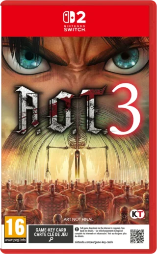 (Forudbestilling)Attack on Titan 3(Game Key Card)(Switch 2 Ny)