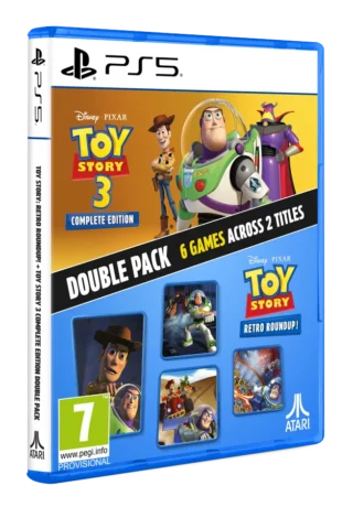 (Forudbestilling)RToy Story: Retro Roundup! + Toy Story 3 Complete Edition Double Pack(PS5 Ny)