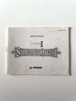 Castlevania 2 Simons Quest (NES Manual) #86