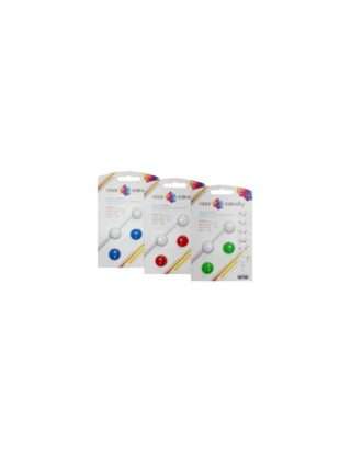 4 x Thumb Grips - Hvid/Grøn(PS4/PS3/Wii/Wii U/Xbox One/Xbox 360)