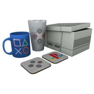Playstation Gift Set (Glas, kop, coasters)(ny)