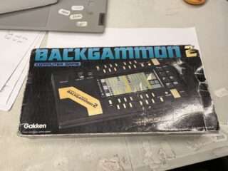 Backgammon 2 Computer Game(Bip Bip-spil fra Gakken)